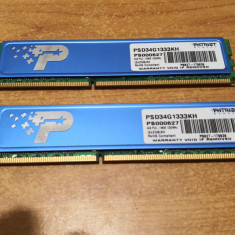 Ram PC Patriot 4GB (2X2GB) DDR3 PSD34G1333KH