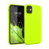 Husa pentru Apple iPhone 11, Silicon, Galben, 49783.75, Carcasa, Kwmobile