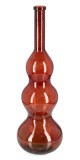 Cumpara ieftin Vaza flori sticla rosie Abby &Oslash;33x100h
