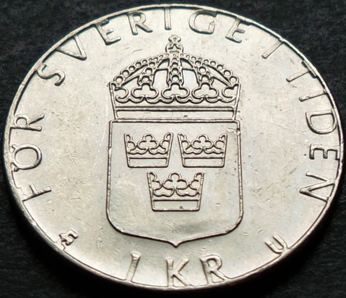 Moneda 1 COROANA - SUEDIA, anul 1979 *cod 3666