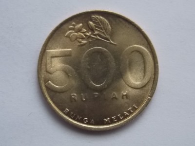 500 RUPIAH 2001 INDONEZIA foto