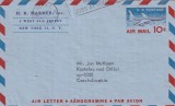 FILATELIE TEMATICA - PLIC USA TEMATICA AVION AVIOANE AVIATIE AIRMAIL AEROGRAM