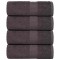 vidaXL Prosoape de baie 4 buc. FROGN antracit 30x30 cm 100% bumbac
