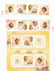 COLUMB,EUROPA CEPT,BLOC + SERII ,DANTELAT+ NEDANTELAT ,2005,MNH,ROMANIA., Istorie, Nestampilat