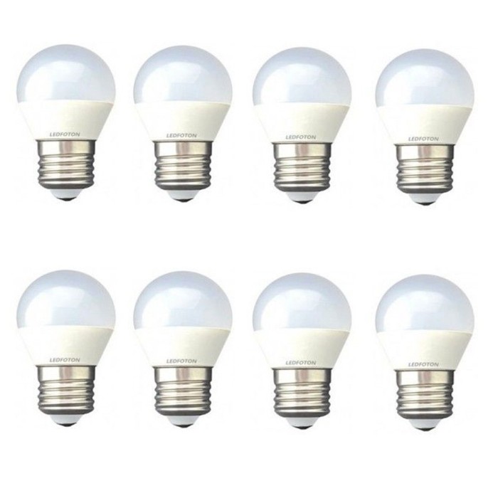 Set 8 Becuri Drimus Led E27 Lumina Calda 4W DLF 3040