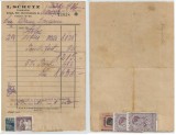 Romania, I. Schutz, Postavarie, Factura, Arad, 1943