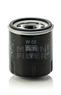 Filtru ulei RENAULT CLIO II (BB0/1/2, CB0/1/2) (1998 - 2005) MANN-FILTER W 68 foto