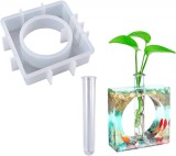 Matrita pentru vaza COLEESON, silicon, alb, 14,5 x 13,9 x 6 cm