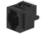 Soclu RJ12 cu Blocare Panou 6p6c THT Drept