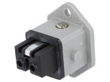 Conector Dreptunghiular ST Soclu Mamă 2 PIN Cositorit
