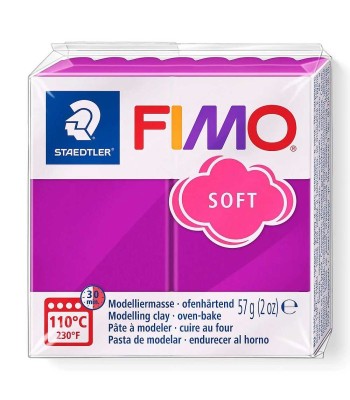 Pastă polimerică FIMO Soft 57g Purpuriu deschis foto