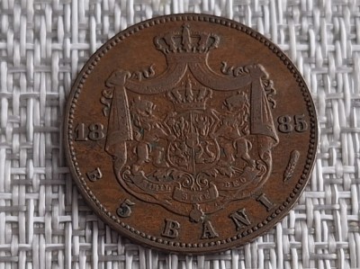 5 bani 1885 foto