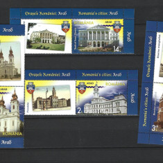 ROMANIA 2014 - ORASELE ROMANIEI - ARAD, VINIETA 2, MNH - LP 2011b