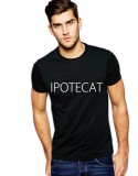 Cumpara ieftin Tricou negru barbati - Ipotecat - L, THEICONIC