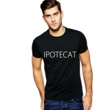 Tricou negru barbati - Ipotecat - M