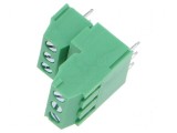 Regletă de conexiuni PCB unghi 90&deg; 3,81mm 3 piste 1mm&sup2;