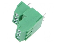 Regleta de conexiuni PCB unghi 90? 3,81mm 3 piste 1mm? foto