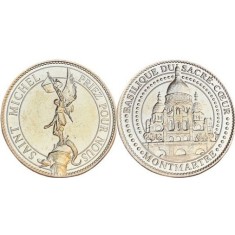 Franta 2024 - medal aurit, Basilique - Saint Michel