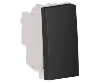 Intrerupator cap scara 1M Flexo Himel negru mat foto