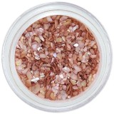 Scoici zdrobite pentru nail art &ndash; maro deschis, INGINAILS