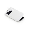 Husa Flip Carte Rock Magic S-View Samsung Galaxy S4 Alb