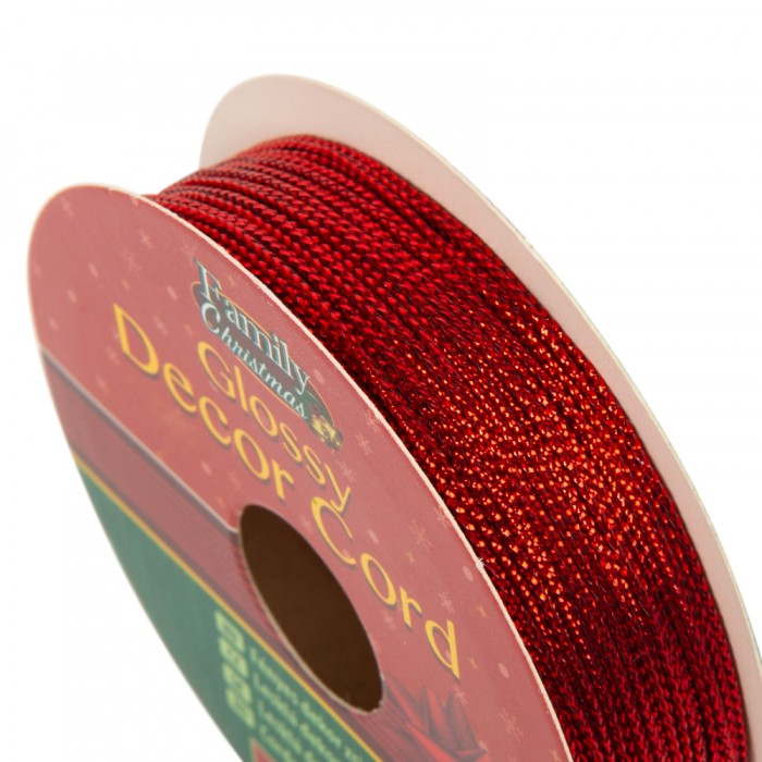 Snur decor stralucitor - 10 m - rosu Best CarHome