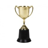 Trofeu din plastic auriu 22 cm