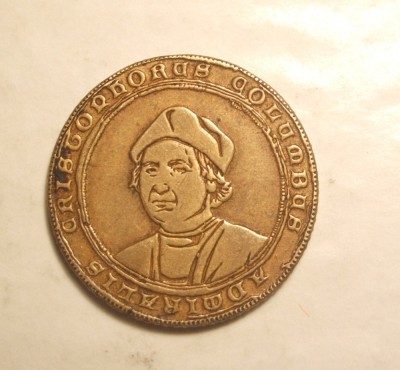 MEDALIE CRISTOFOR COLUMB foto
