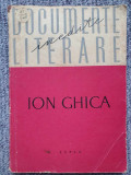 Documente literare inedite, Ion Ghica, 1959, 162 pag