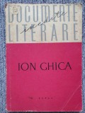 Documente literare inedite, Ion Ghica, 1959, 162 pag