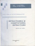 Ionel Bodea, Marius Leonte - Infractiunea si constatarea infractiunii