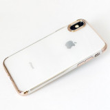 Husa Silicon ELECTRO Apple iPhone XR Gold