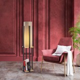 Cumpara ieftin Lampadar 7130 - Black, Gold Negru/Auriu