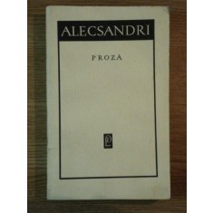 PROZA de VASILE ALECSANDRI , 1967