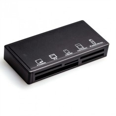 Cititor de carduri USB 3.0 Negru, Roline 15.08.6248