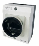 Intrerupator 3 poli 25A 7,5kw IP65 cu carcasa pornit oprit 400V blocabil, Omu System