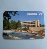 Calendar 1977 Mamaia hotel Jupiter