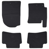 vidaXL Covor pentru mașină 4 pcs Negru compatibil cu Kia RIO, STONIC 42029130