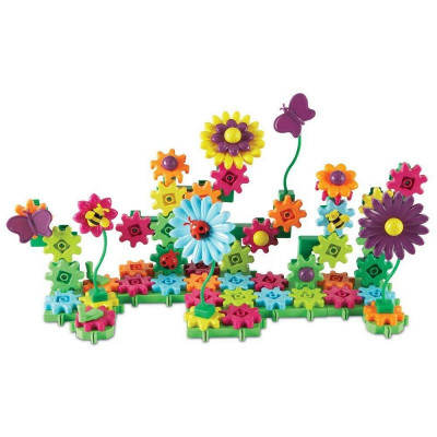 Set constructie Gears! Floral Learning Resources, 117 piese, 4 ani+ foto