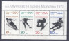 Germany Bundes 1971 Olympic Winter Games Sapporo perf. sheet Mi.B6 MNH DA.208, Nestampilat