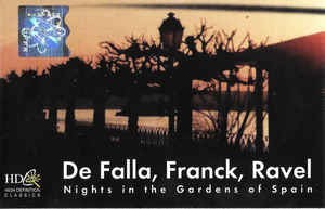 Casetă audio De Falla/ C&eacute;sar Franck / Ravel - Nights In The Gardens Of Spain, originală