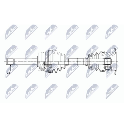 Planetara Nissan Terrano, 2.4i, 2, 7td 1996; Pick-Up D21 2.4, 2.5d 4wd 191998, Pathfinder 3.3, 3.5 192004, Fata, Stanga, Dreapta, 39131G00