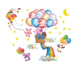 Cumpara ieftin Sticker decorativ, Baloane, Happy balloon, 85 cm, 714STK