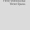 Finite-Dimensional Vector Spaces