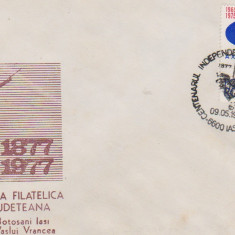 FDC EXPOZITIA FILATELICA INTERJUDETEANA / 1977