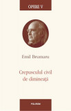 Opere V. Crepusculul civil de dimineaţă - Hardcover - Emil Brumaru - Polirom, 2021