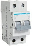 Siguranta automata 16A 2P Curba C 4,5ka Hager MY216