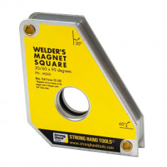 Vinclu Magnetic Standard pentru sudura in unghi 30? / 60? / 90? forta 25 kg, Strong Hand Tools MS60 foto