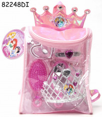 Rucsac cu accesorii pentru par (8 piese) Disney 3 New Princess foto