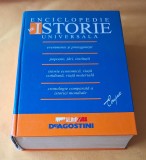 Enciclopedie de ISTORIE UNIVERSALA, coperti cartonate, are 1295 de pagini, carte foarte utila pentru copii, elevi, scolari de toate varstele